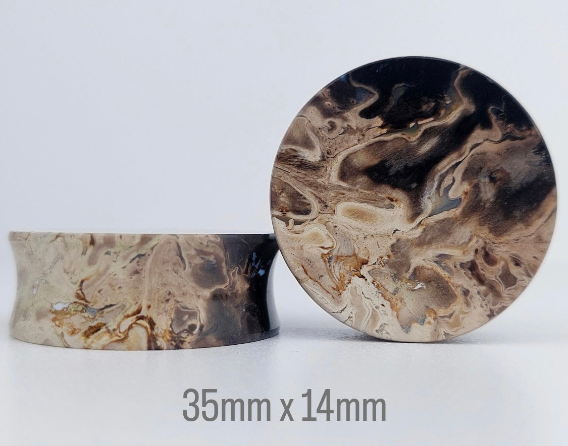 1 3/8” / 35mm Petrified Palm Wood