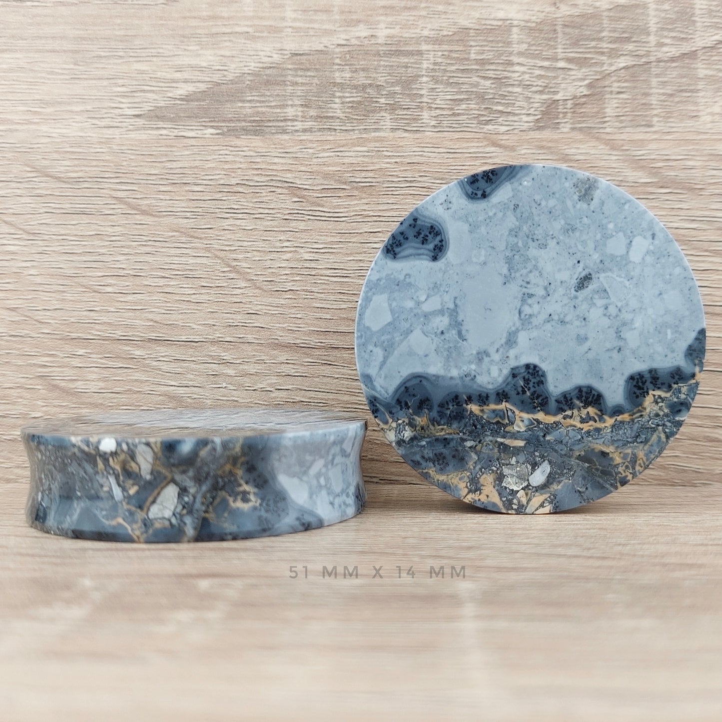 2” / 51mm Dendritic Maligano Jasper
