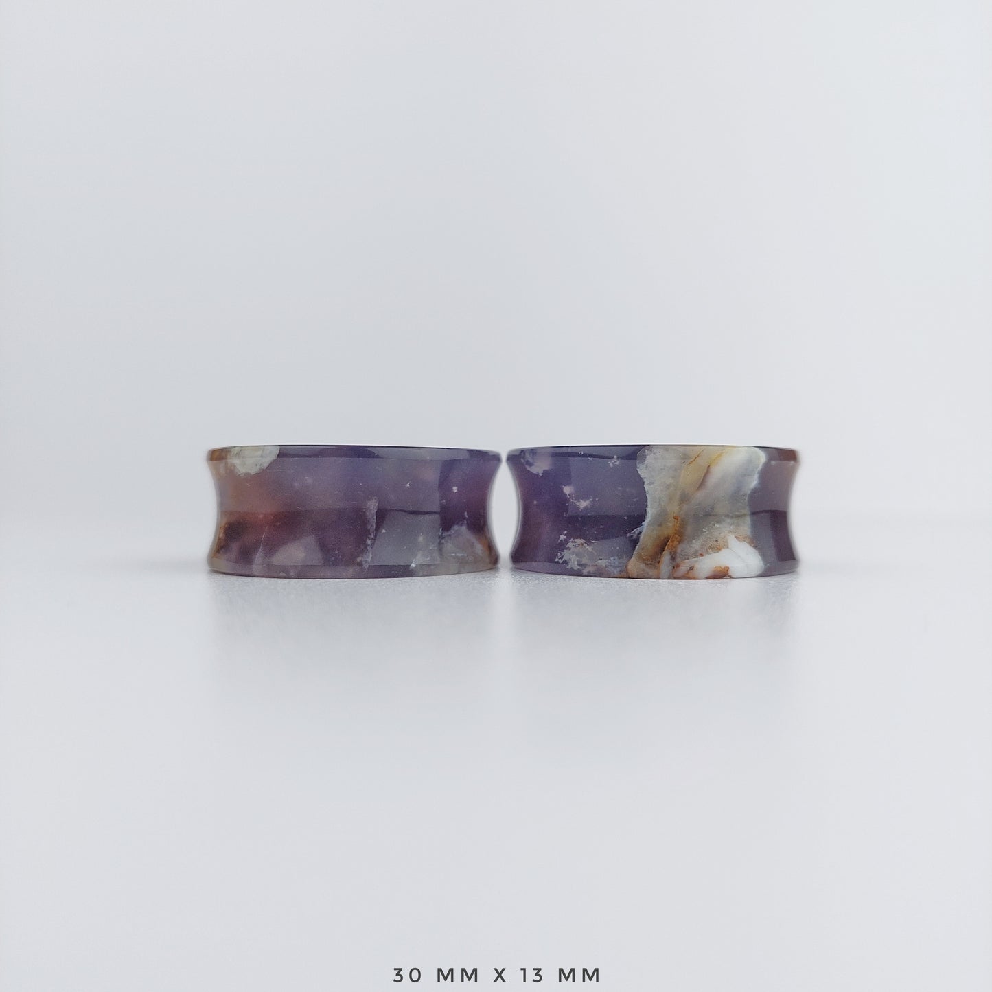 1 3/16” / 30mm Purple Chalcedony