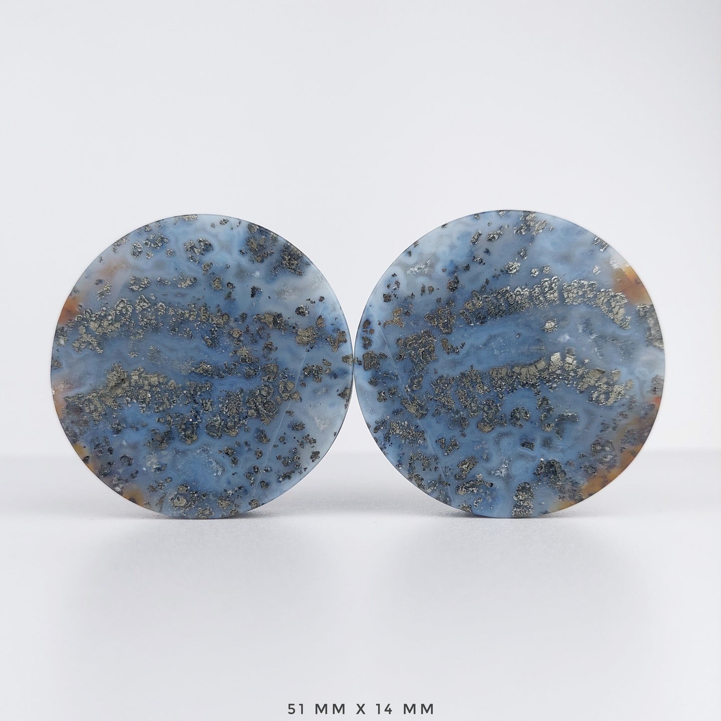 2” / 51mm Marcasite in Agate