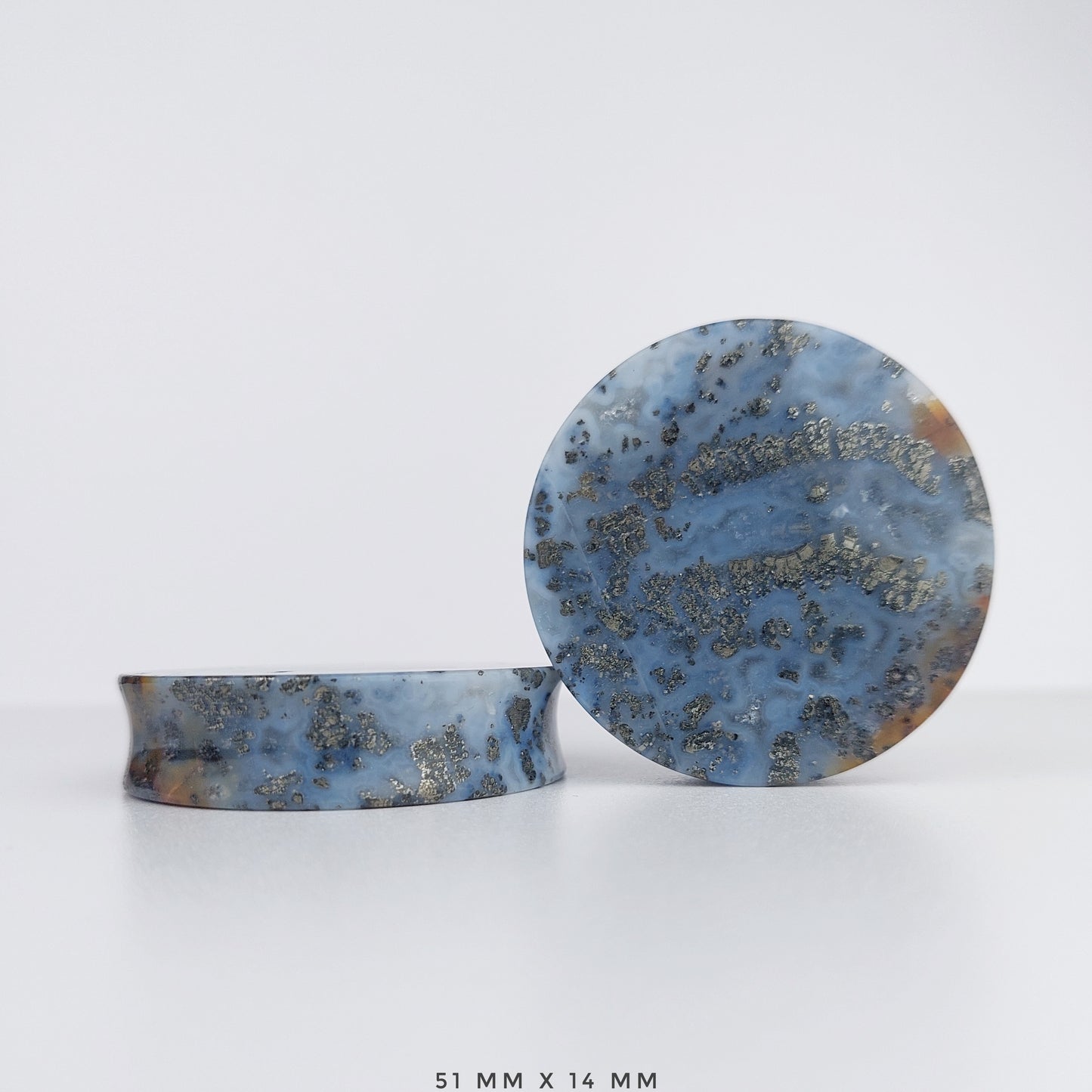 2” / 51mm Marcasite in Agate