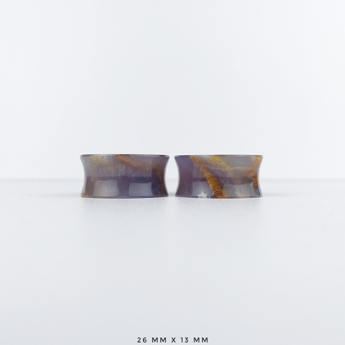 Large 1” / 26mm Purple Chalcedony
