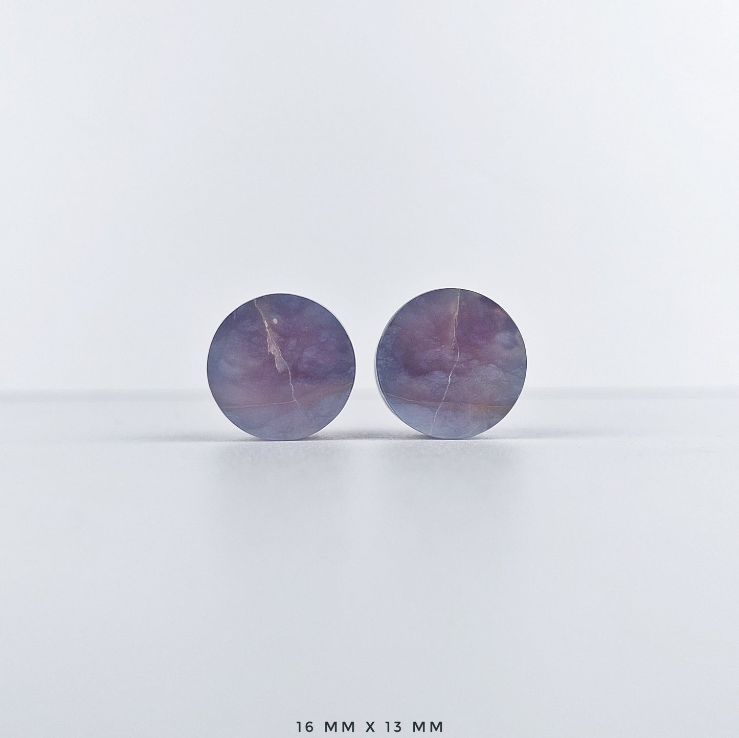 Large 5/8” / 16mm Purple Chalcedony