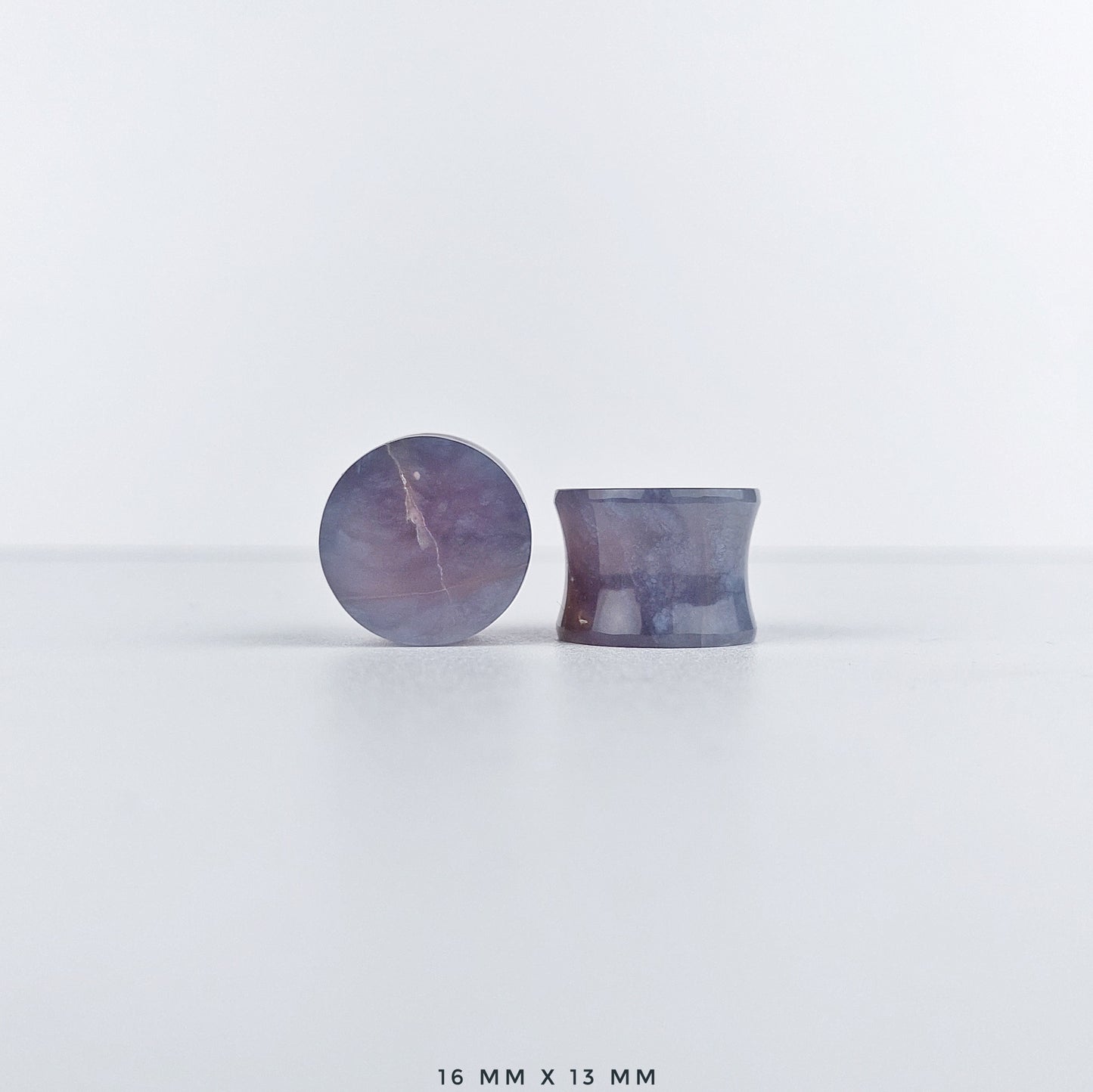 Large 5/8” / 16mm Purple Chalcedony
