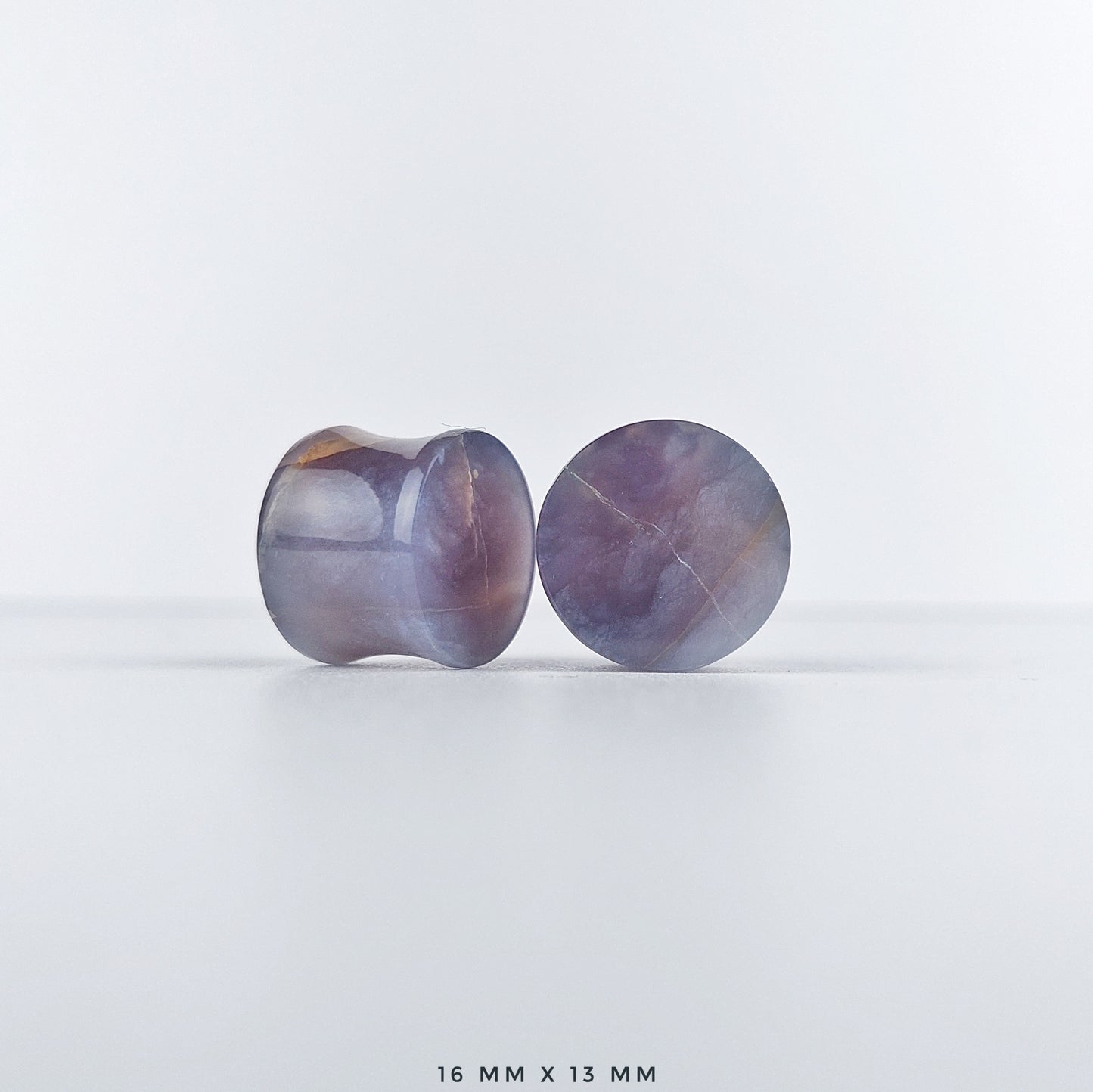 Large 5/8” / 16mm Purple Chalcedony