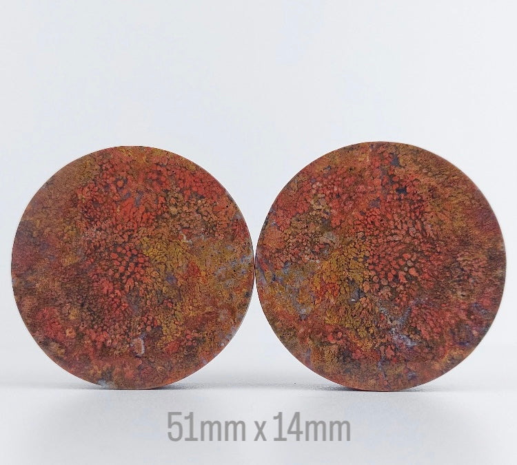 2” / 51mm Red Moss Agate