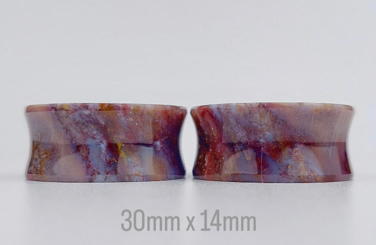 1 3/16” / 30mm Red Moss Agate