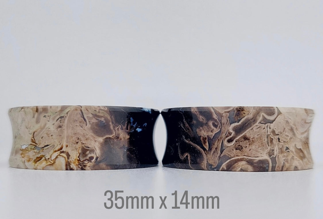 1 3/8” / 35mm Petrified Palm Wood