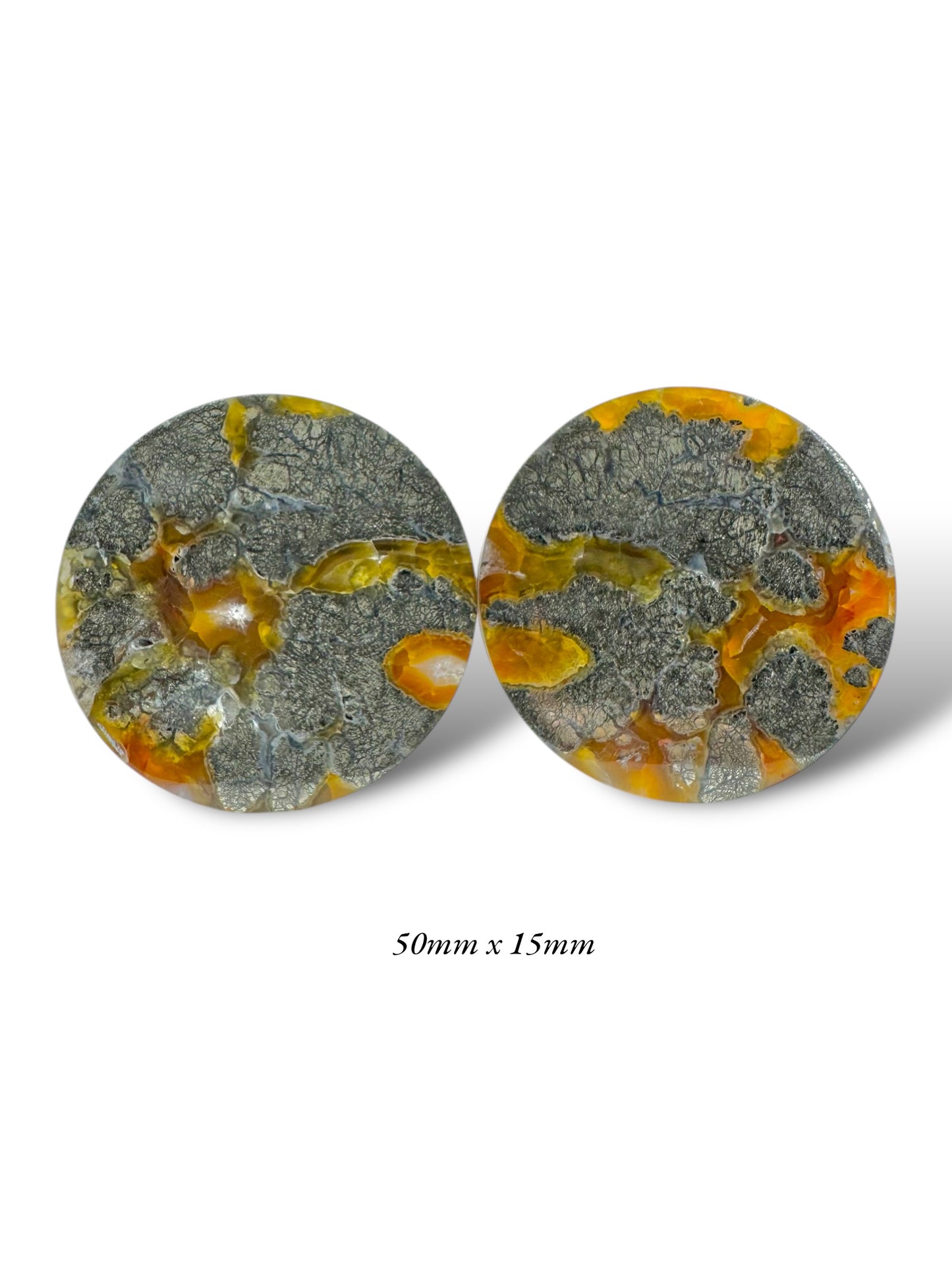 2” / 51mm Marcasite in Agate