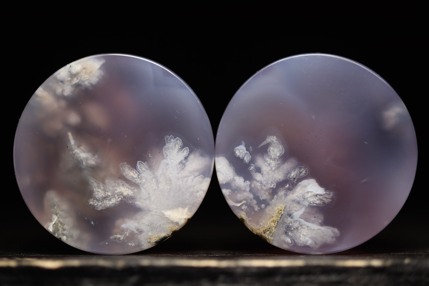 Large 1” / 26mm Purple Plume Agate