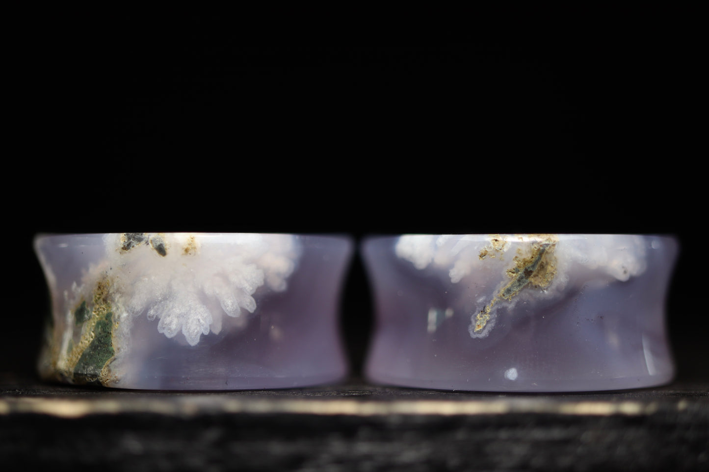 Large 1” / 26mm Purple Plume Agate
