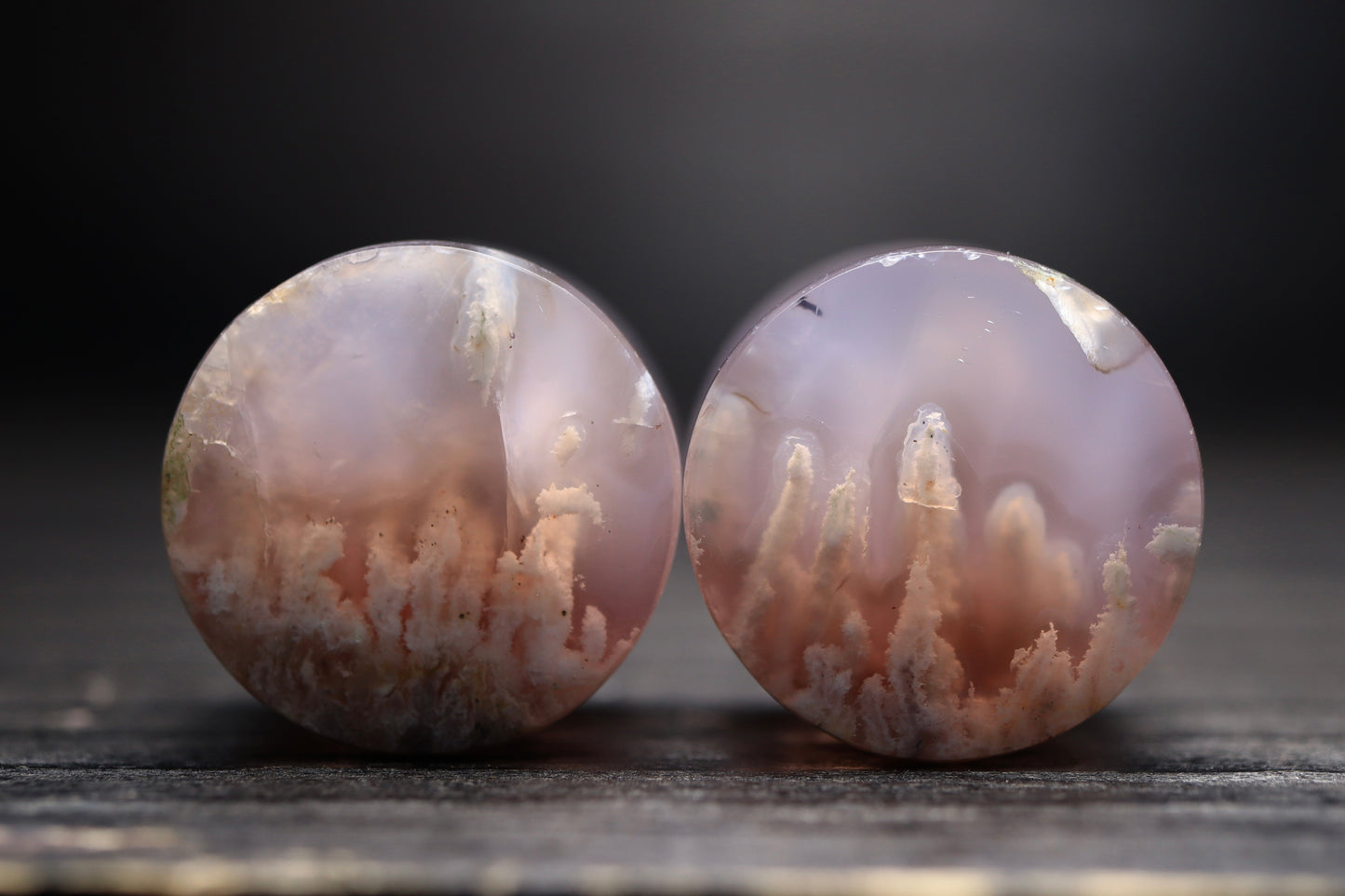 Large 5/8” / 16mm Purple Plume Agate