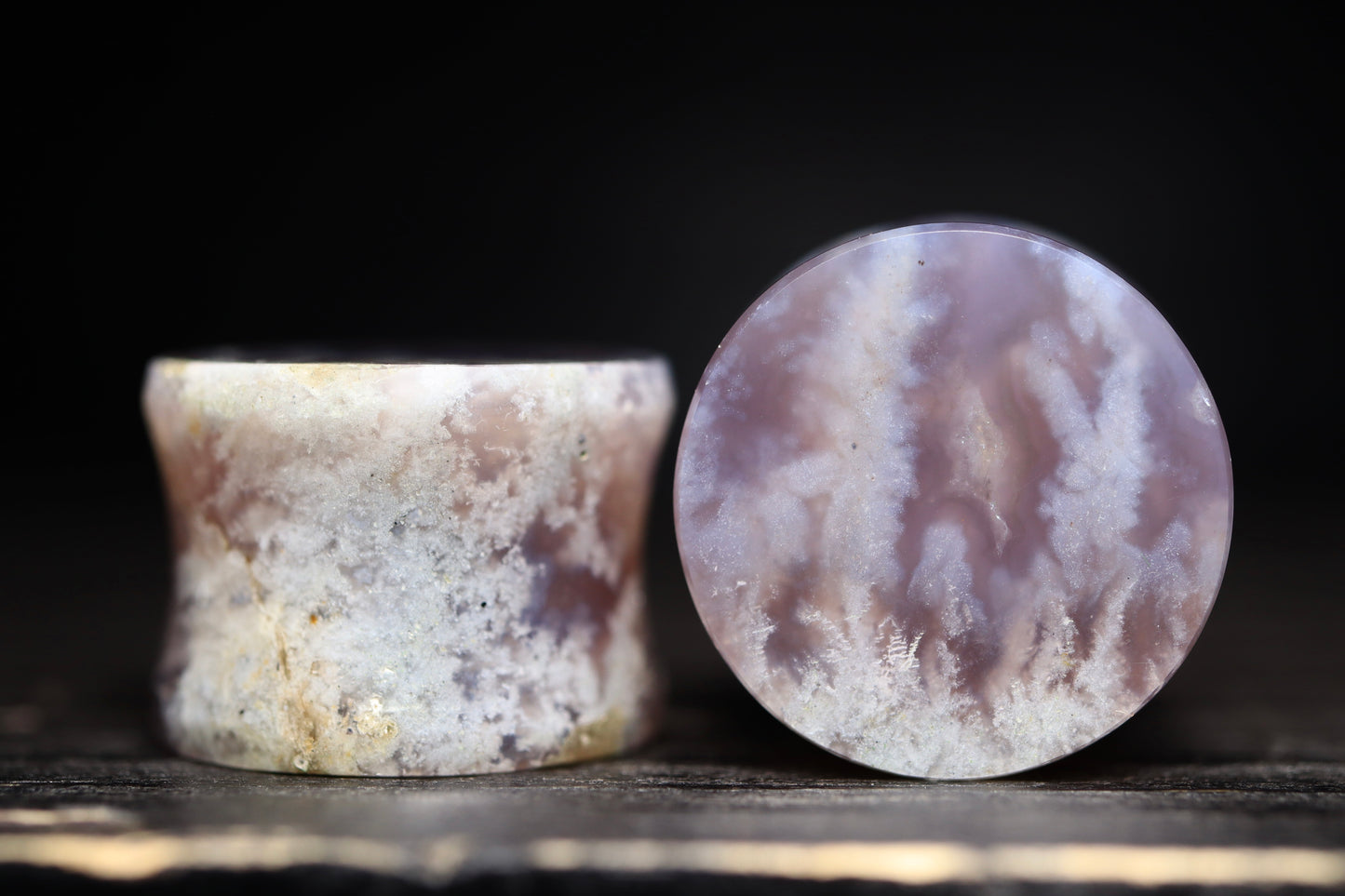 Large 5/8” / 16mm Purple Plume Agate