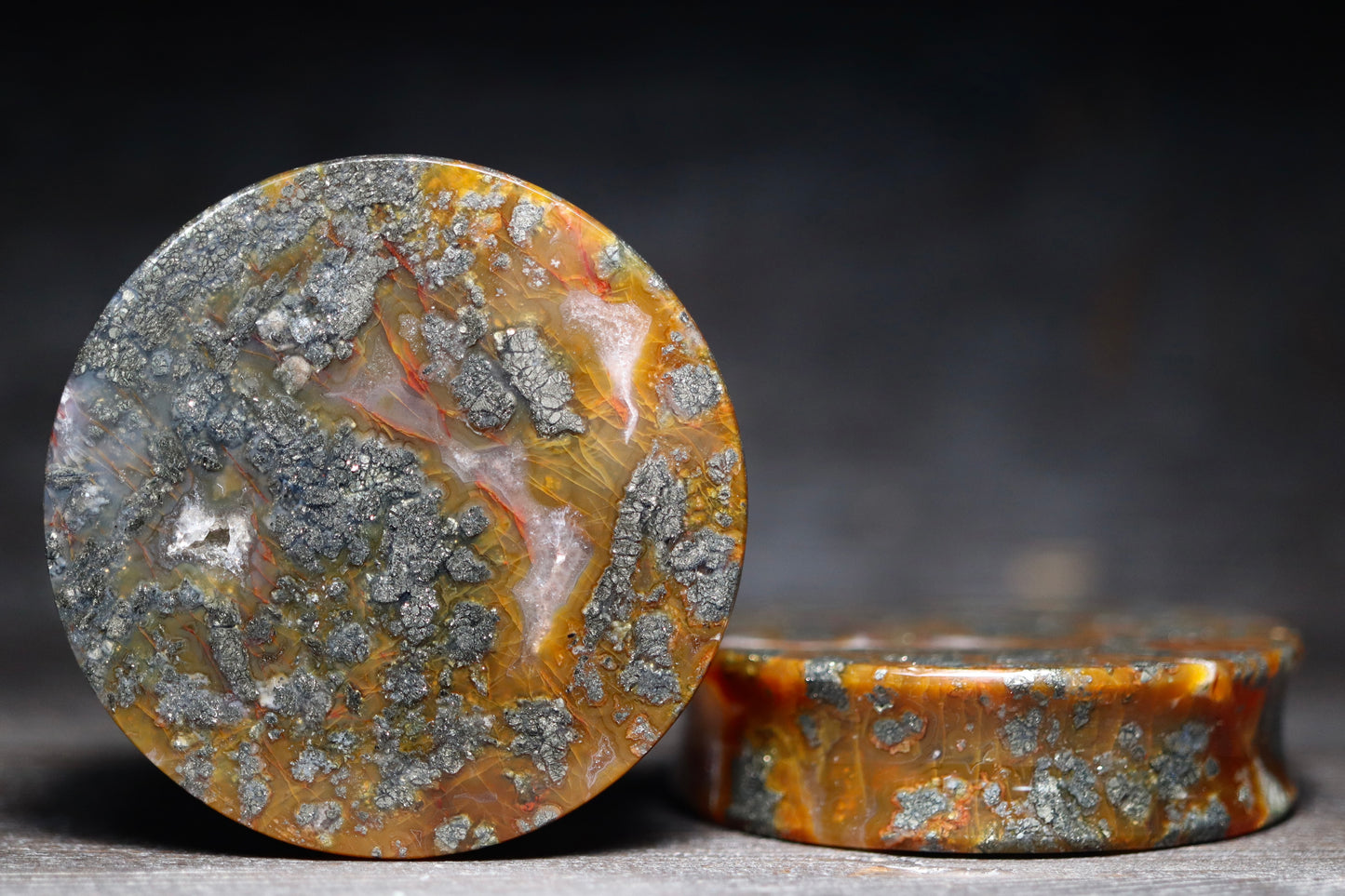 2” / 51mm Marcasite in Agate