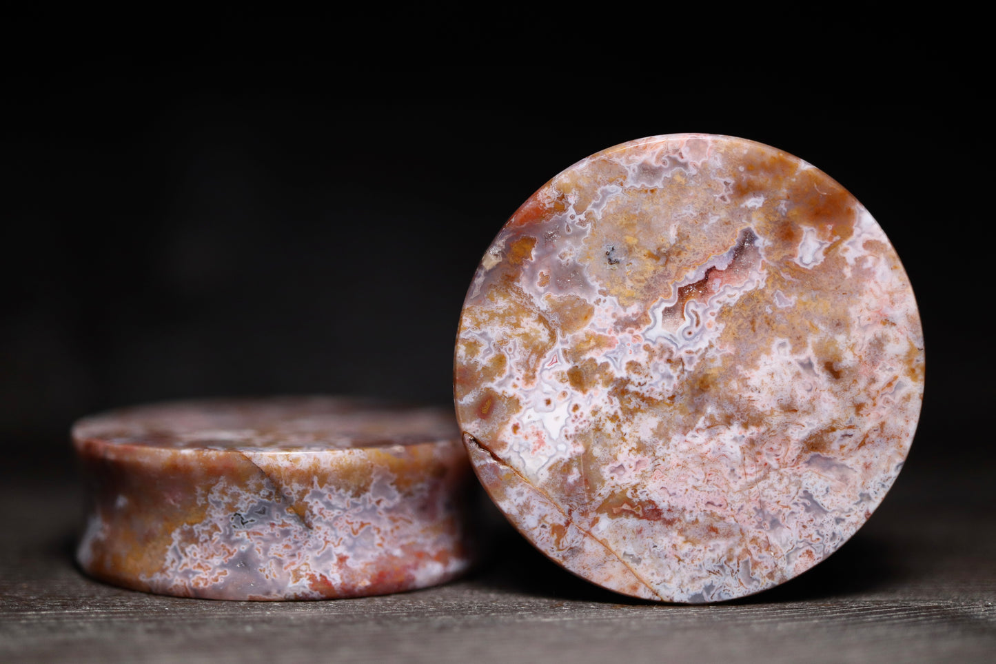 1 5/8” / 41mm Red Moss Agate