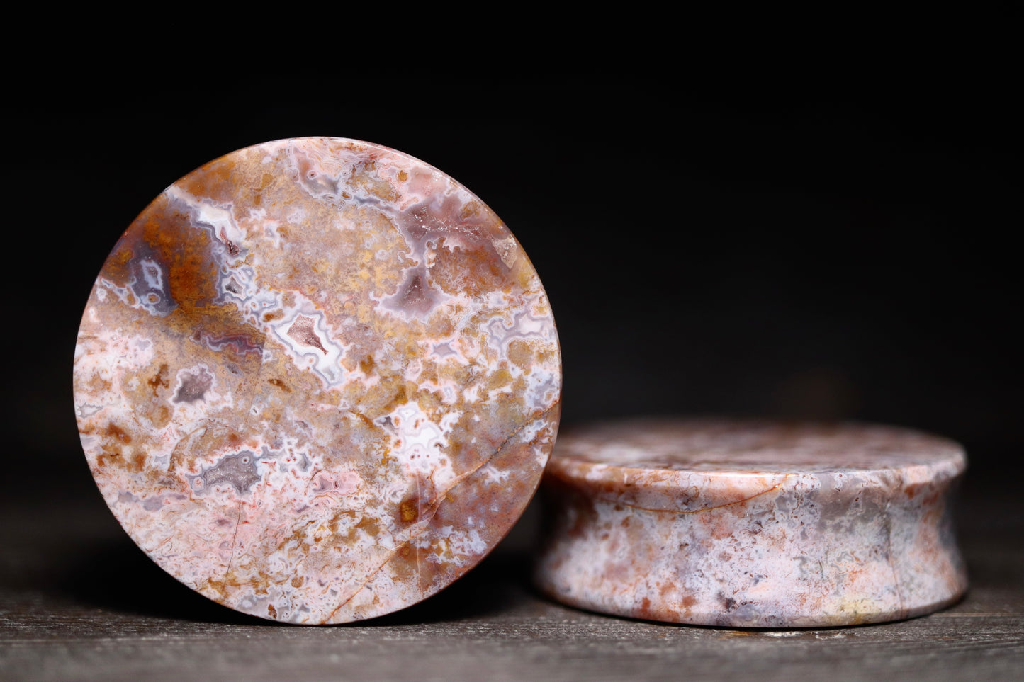 1 5/8” / 41mm Red Moss Agate