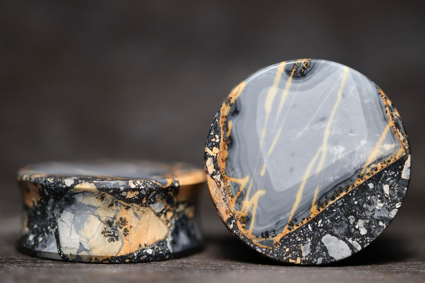 1 3/16” / 30mm Dendritic Maligano Jasper
