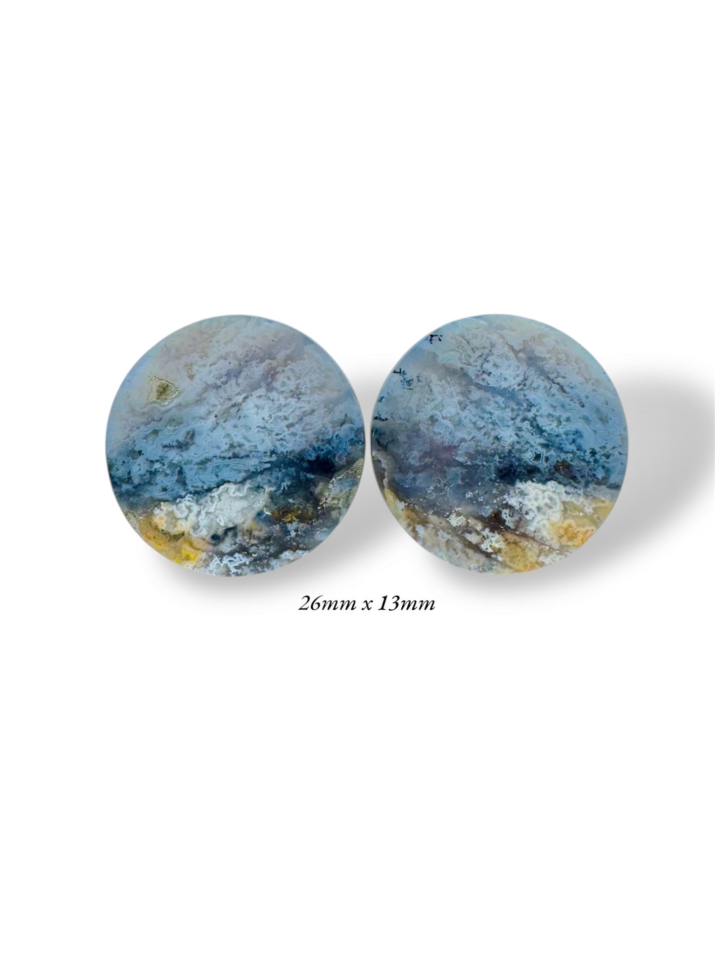 Large 1” / 26mm Pacific Plume Agate