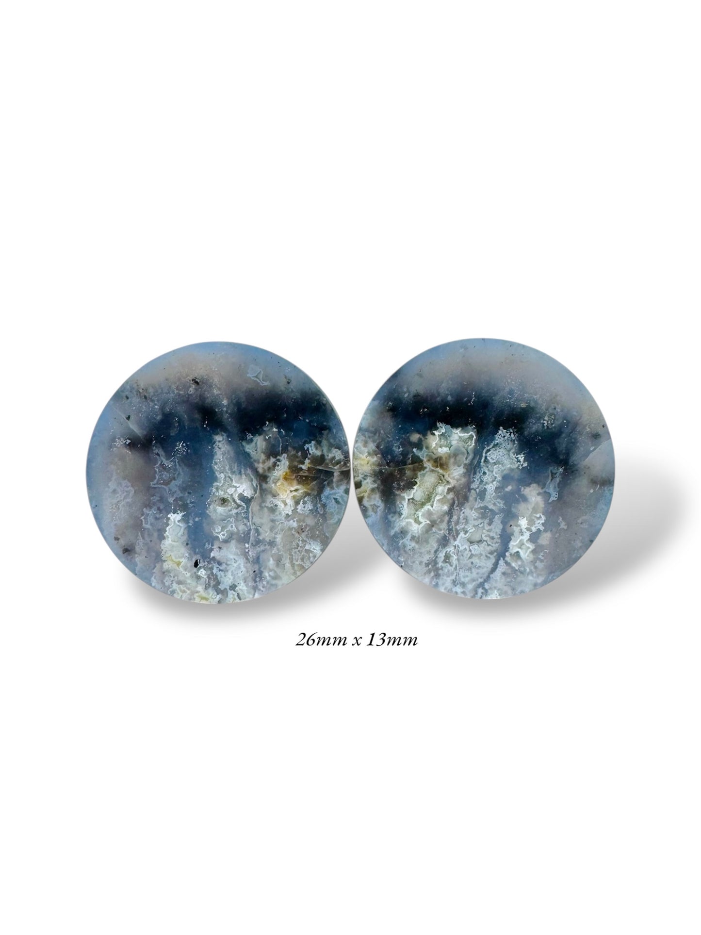 Large 1” / 26mm Pacific Plume Agate