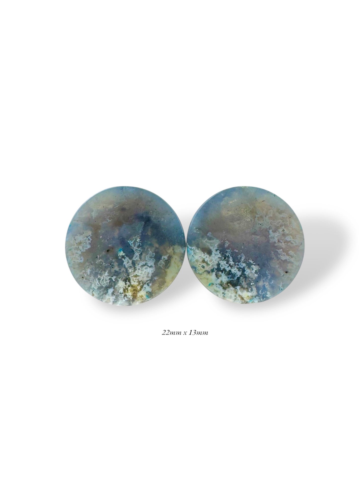 7/8” / 22mm Pacific Plume Agate