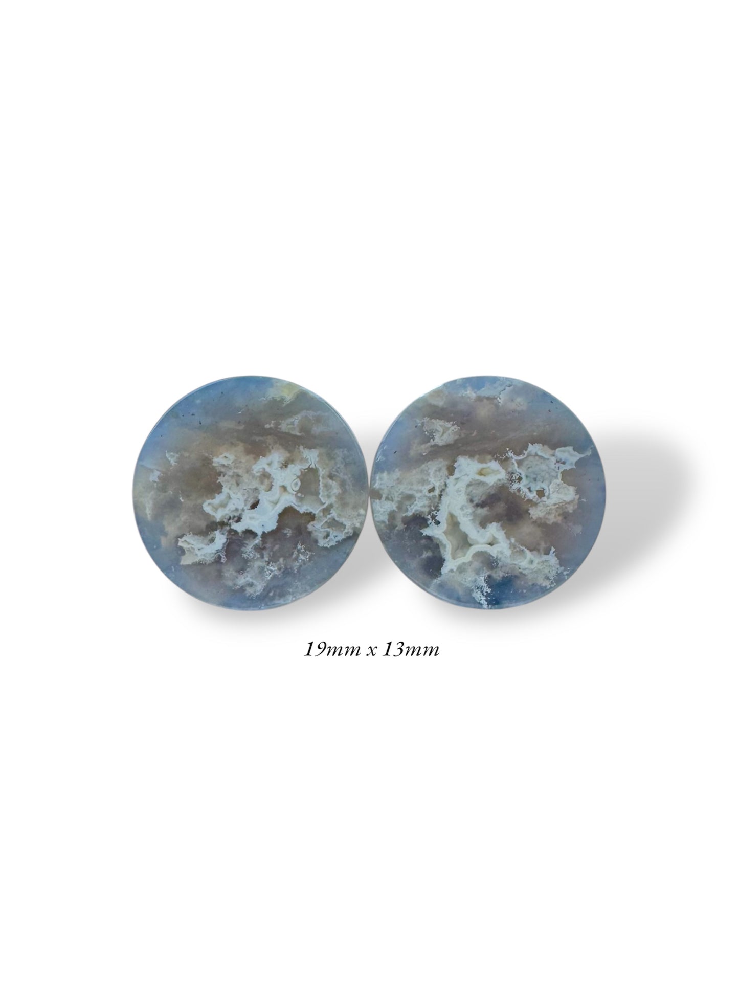 3/4” / 19mm Pacific Plume Agate