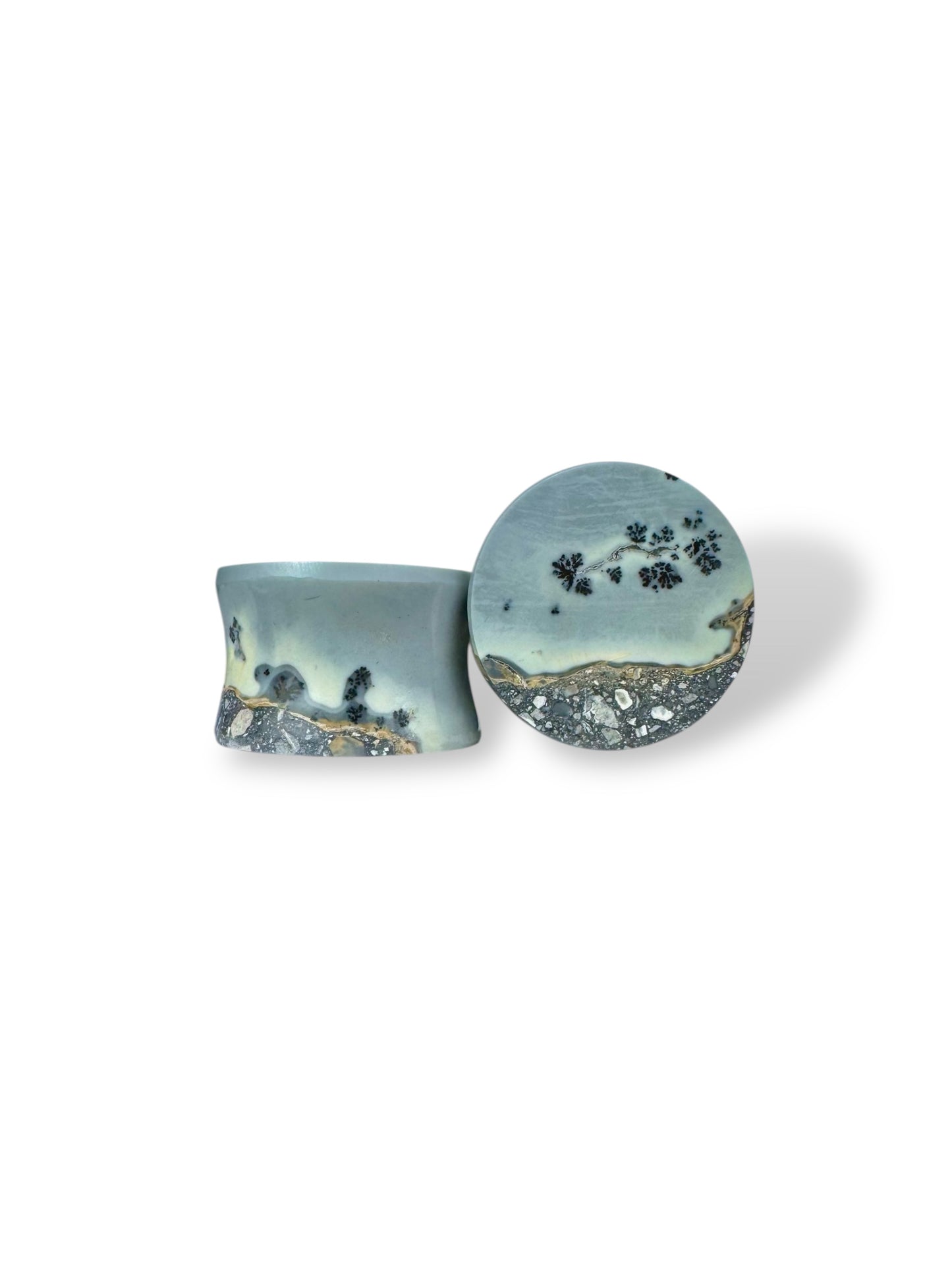 3/4” / 19mm Dendritic Maligano Jasper