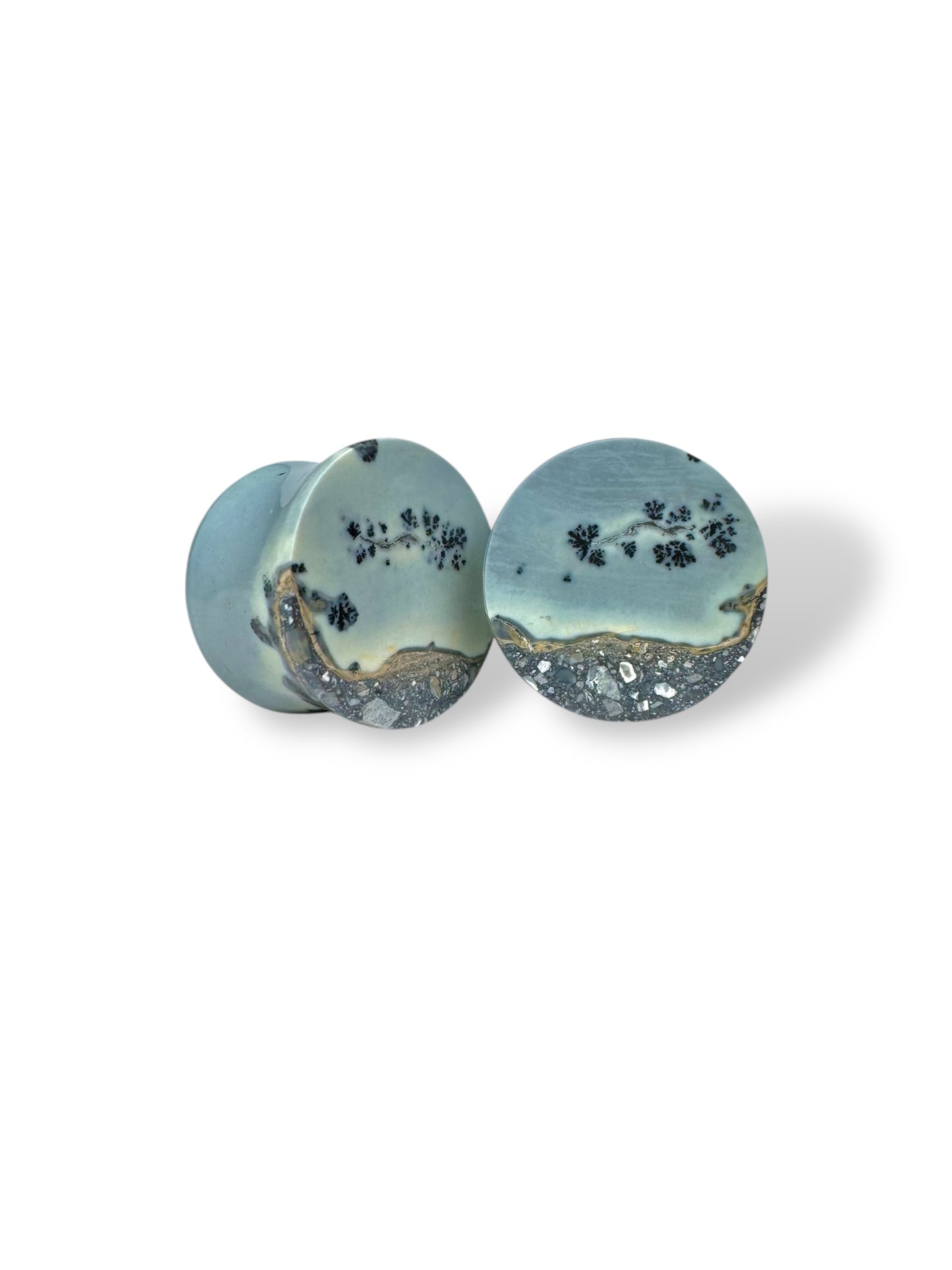 3/4” / 19mm Dendritic Maligano Jasper