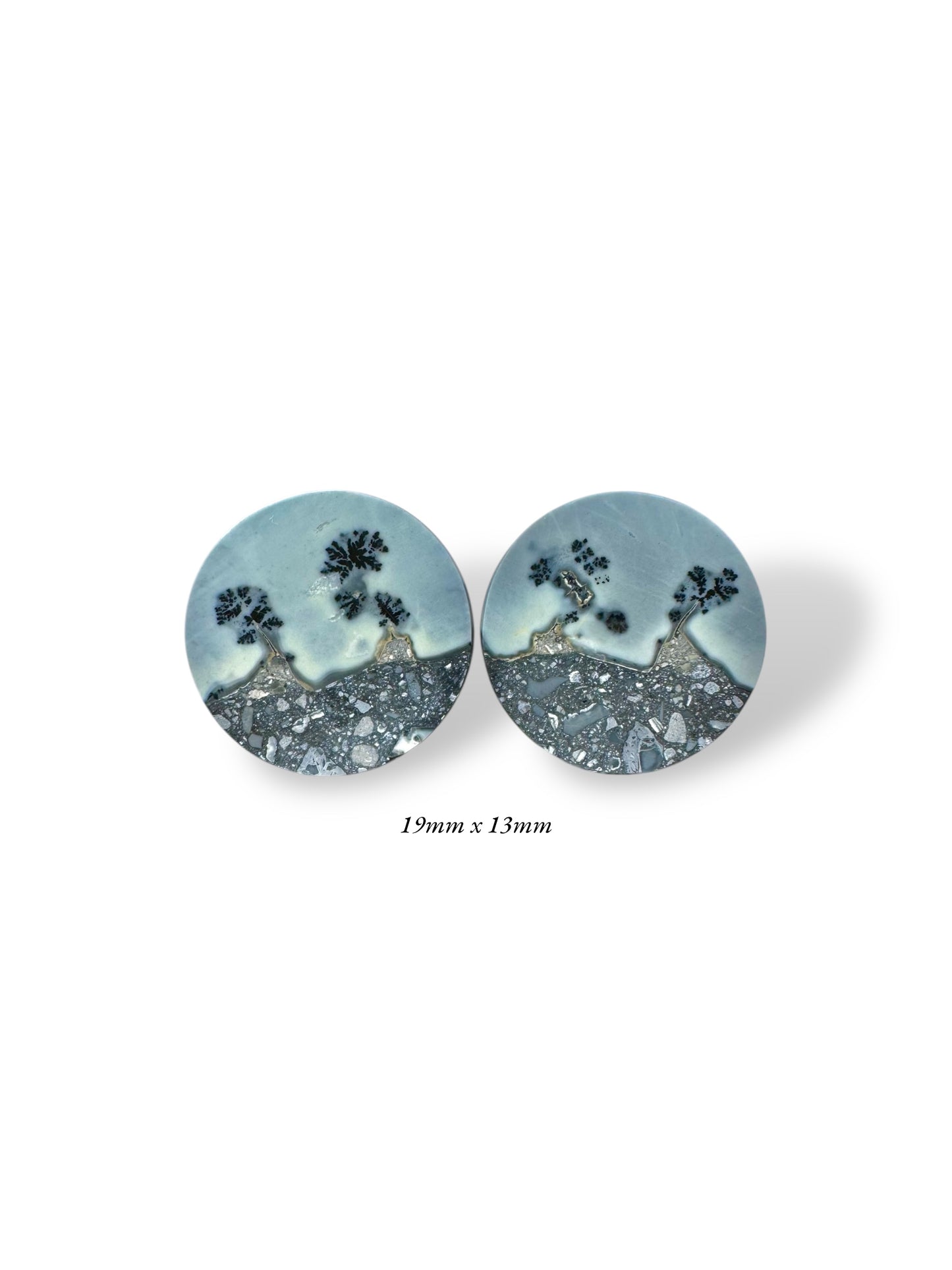 3/4” / 19mm Dendritic Maligano Jasper