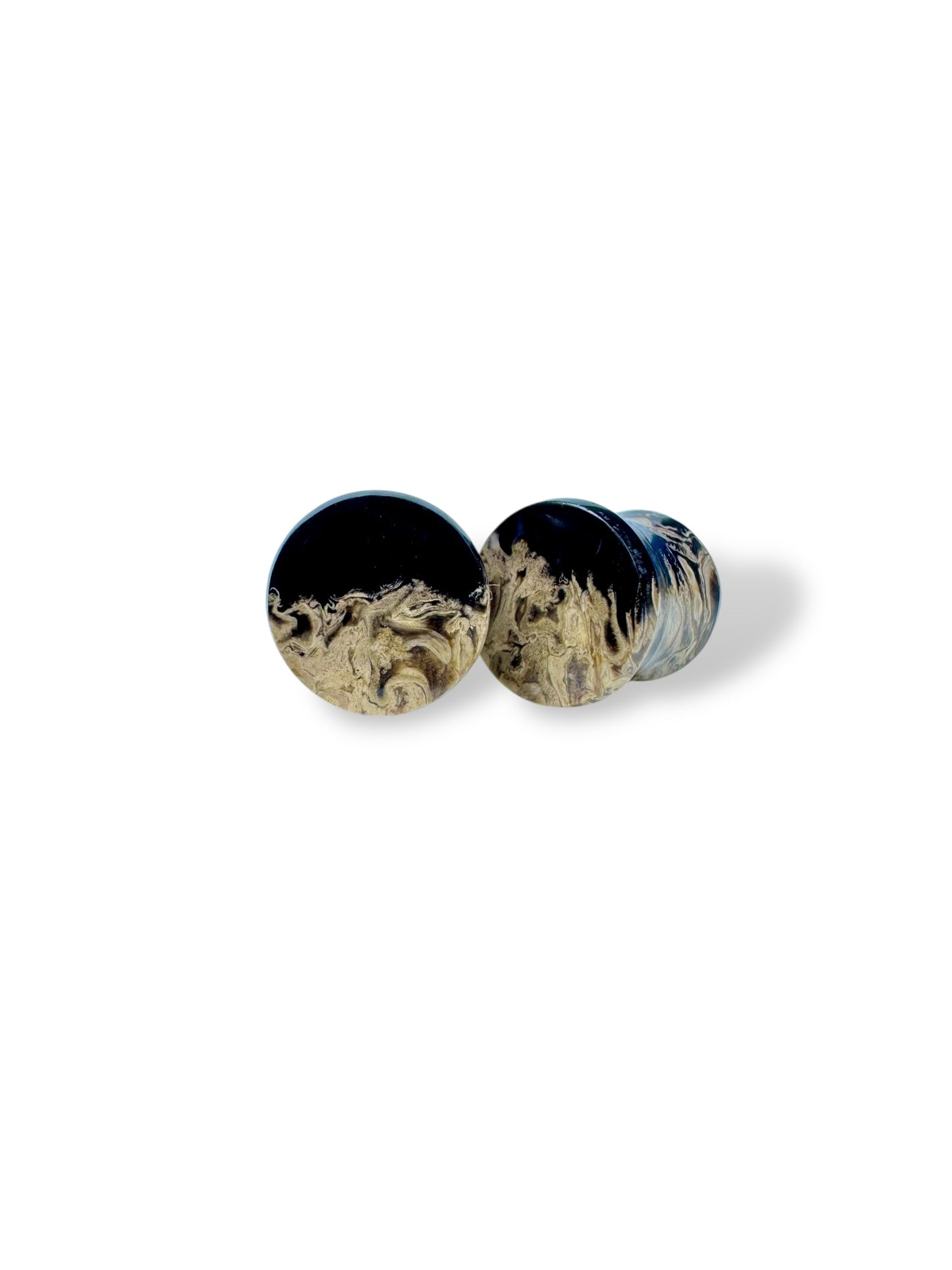 Large 00g / 10mm Petrified Palm Wood