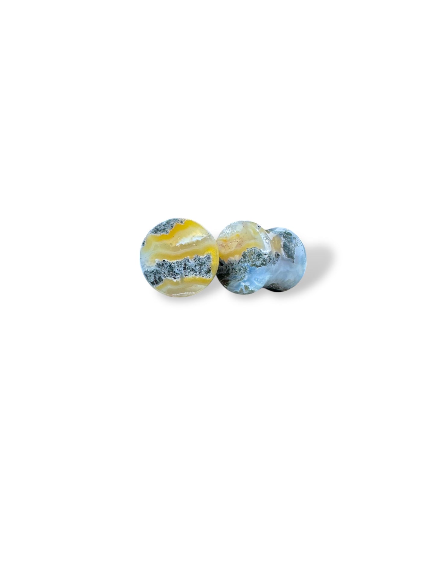 7/16” / 11mm Marcasite in Agate