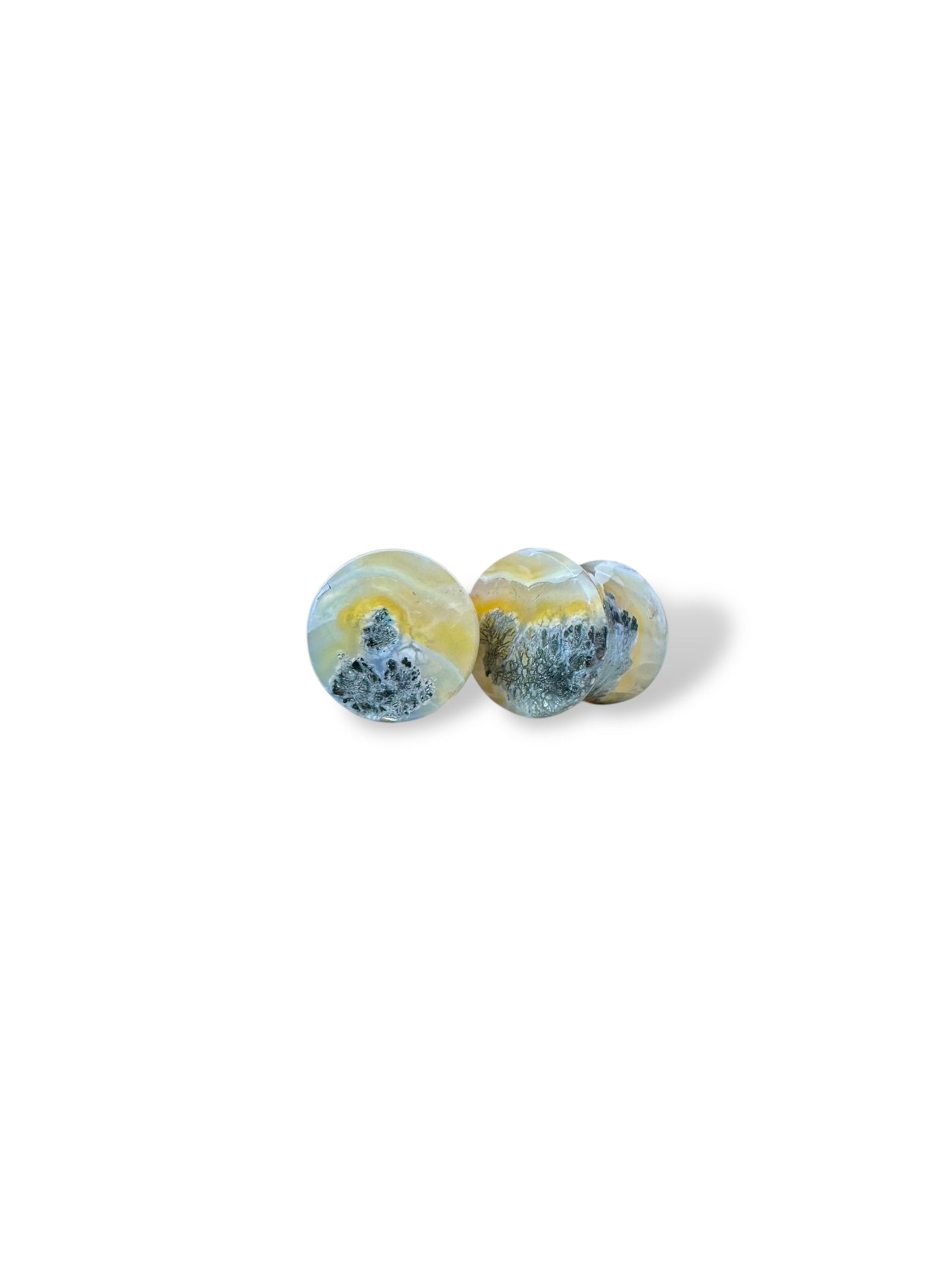 7/16” / 11mm Marcasite in Agate