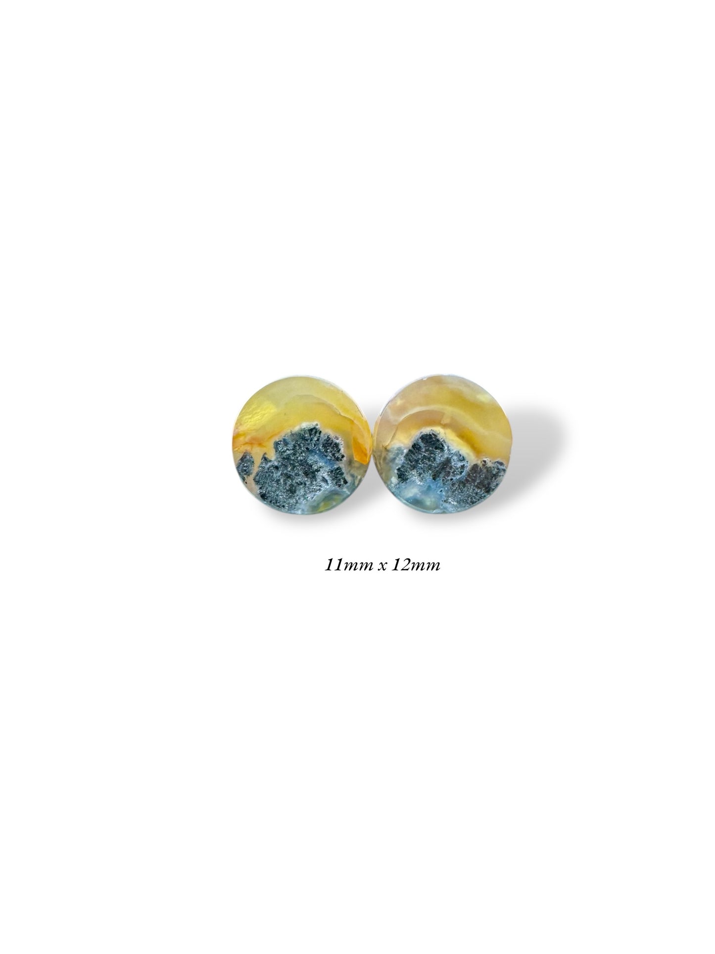 7/16” / 11mm Marcasite in Agate