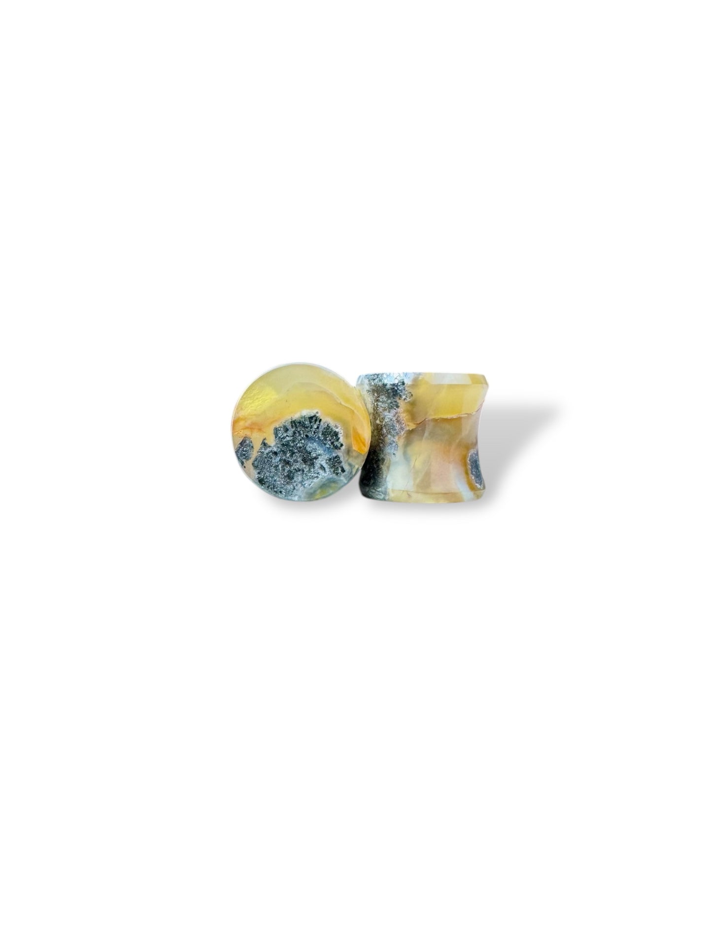 7/16” / 11mm Marcasite in Agate