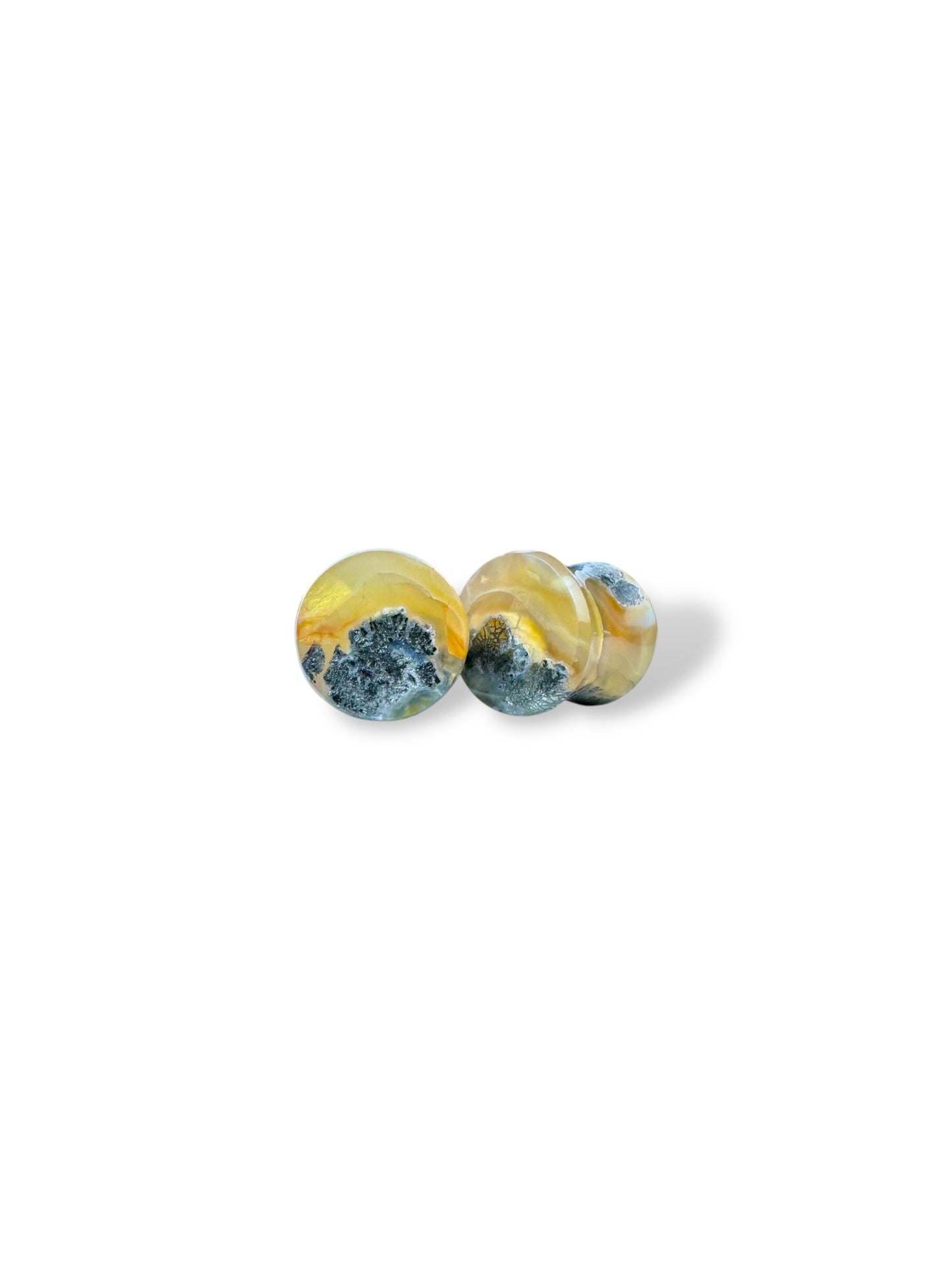 7/16” / 11mm Marcasite in Agate
