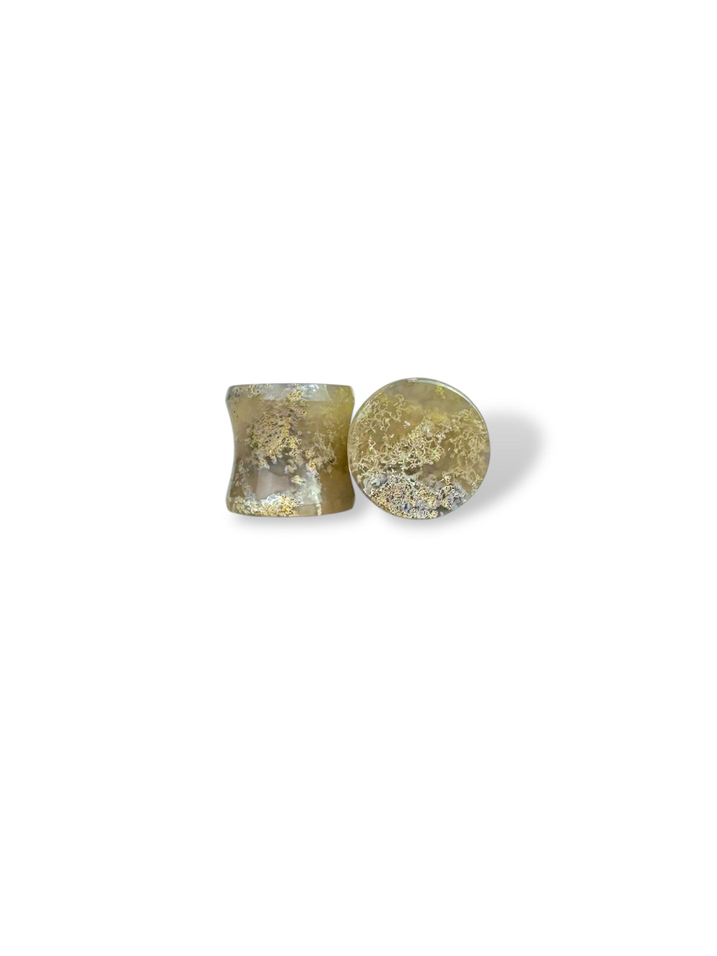 7/16” / 11mm Scenic Moss Agate