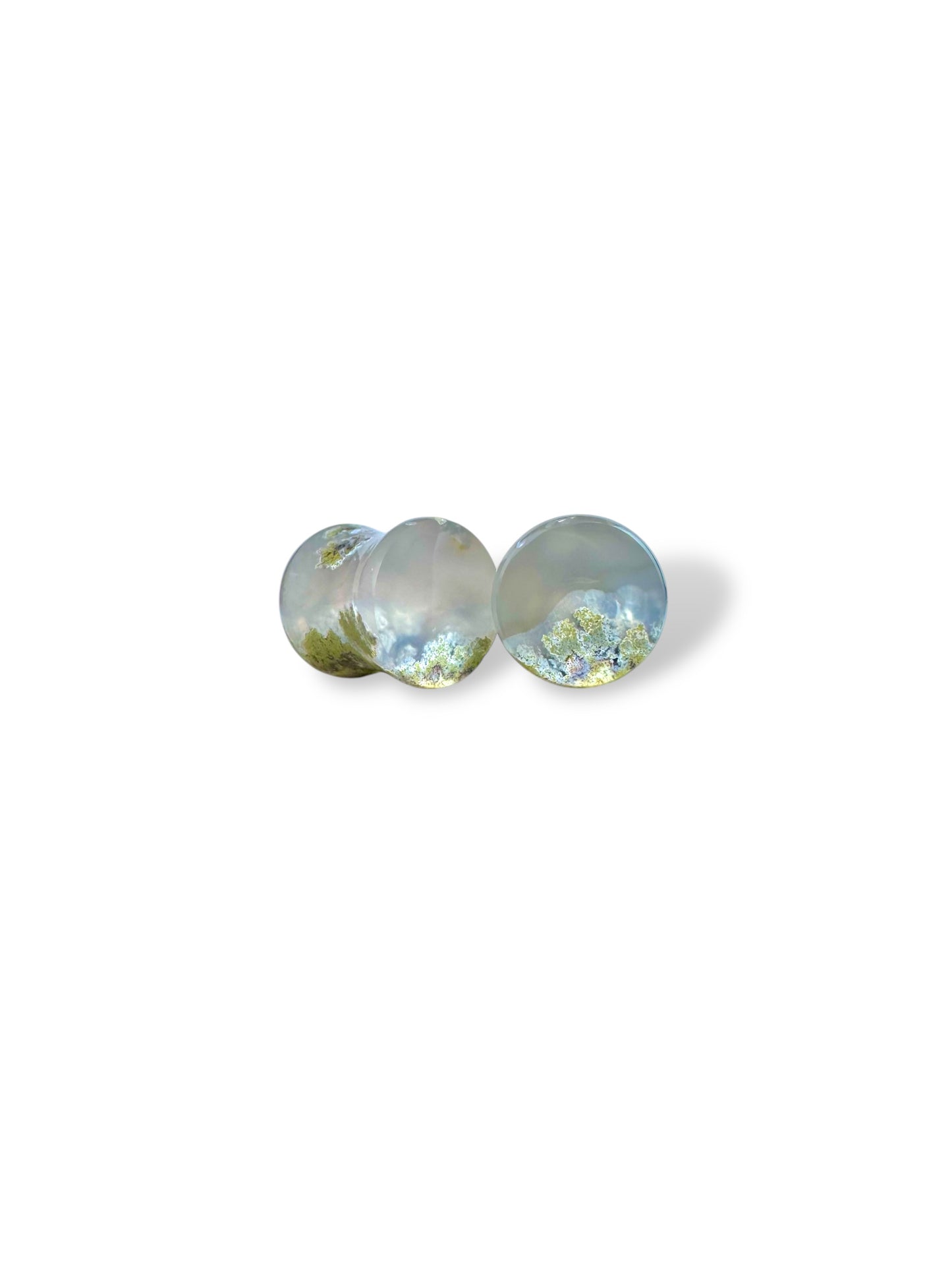 Large 00g / 10mm Scenic Moss Agate