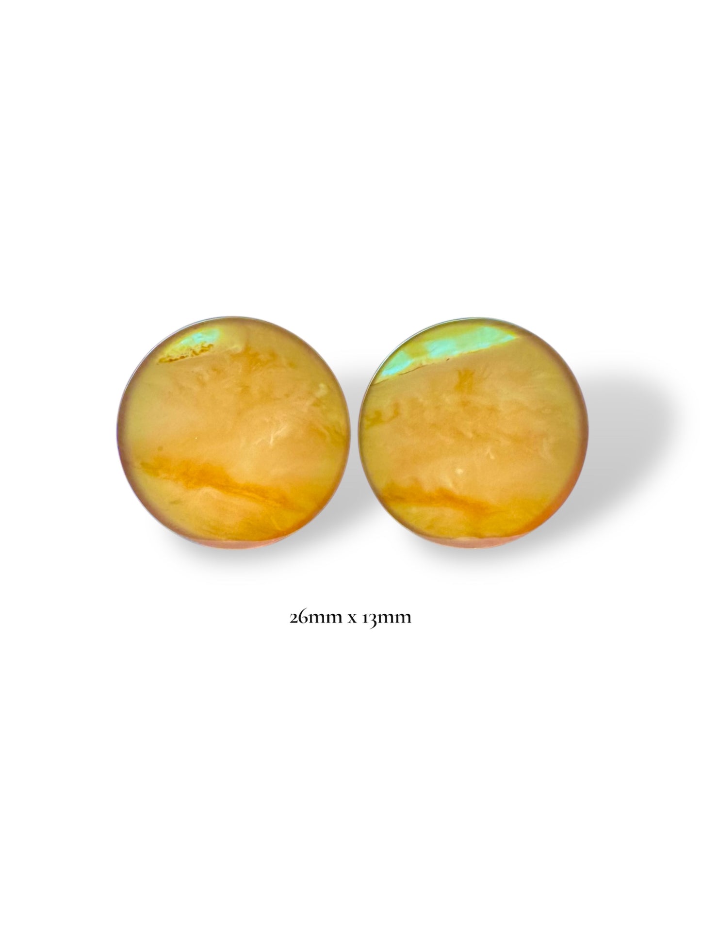Large 1” / 26mm Sumatran Amber