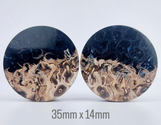 1 3/8” / 35mm Petrified Palm Wood
