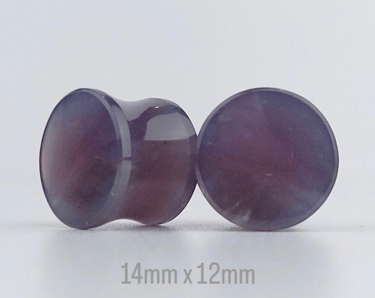 9/16” / 14mm Purple Chalcedony