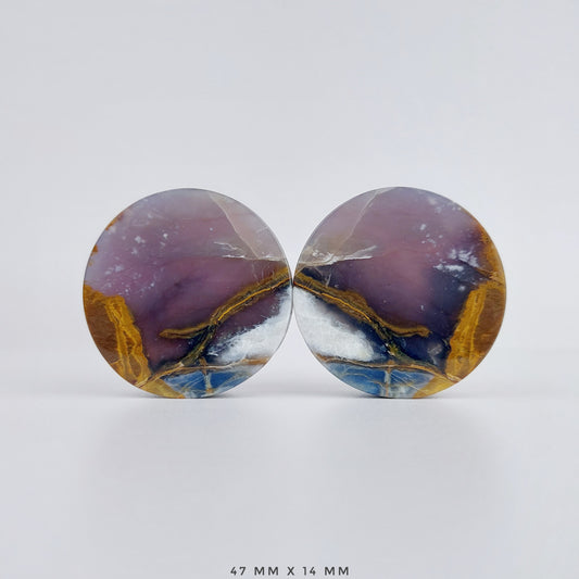 1 7/8” / 47mm Purple Chalcedony