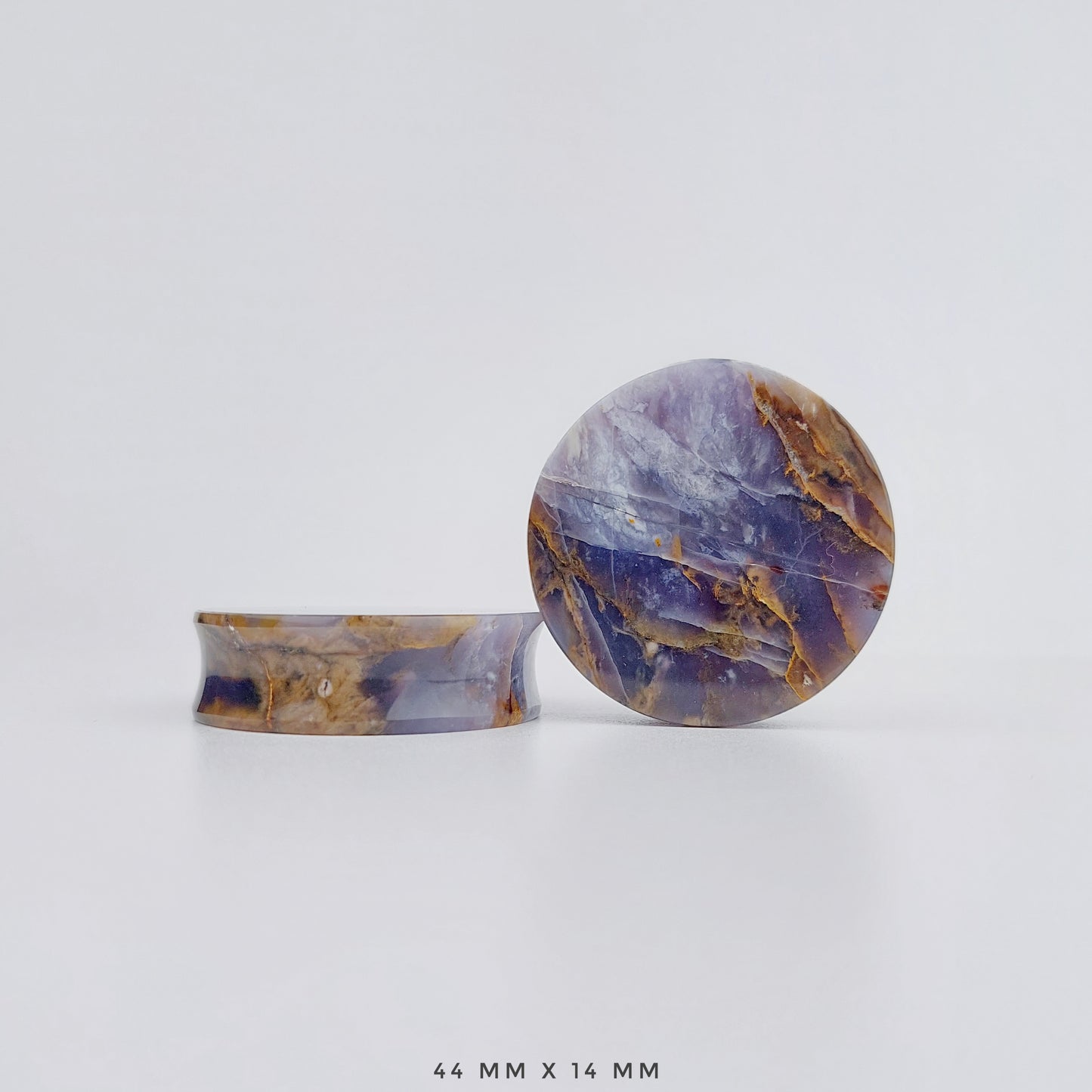 1 3/4” / 44mm Purple Chalcedony