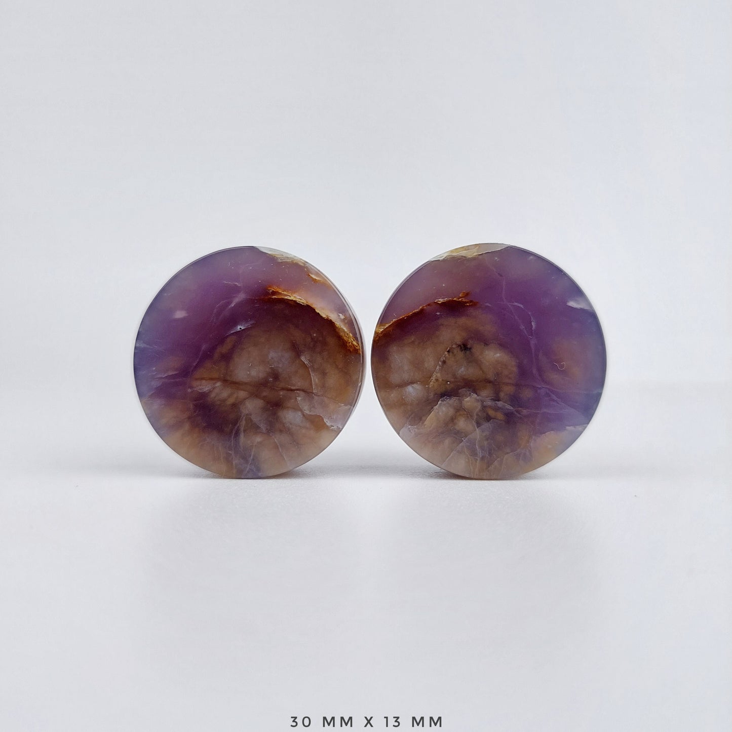 1 3/16” / 30mm Purple Chalcedony