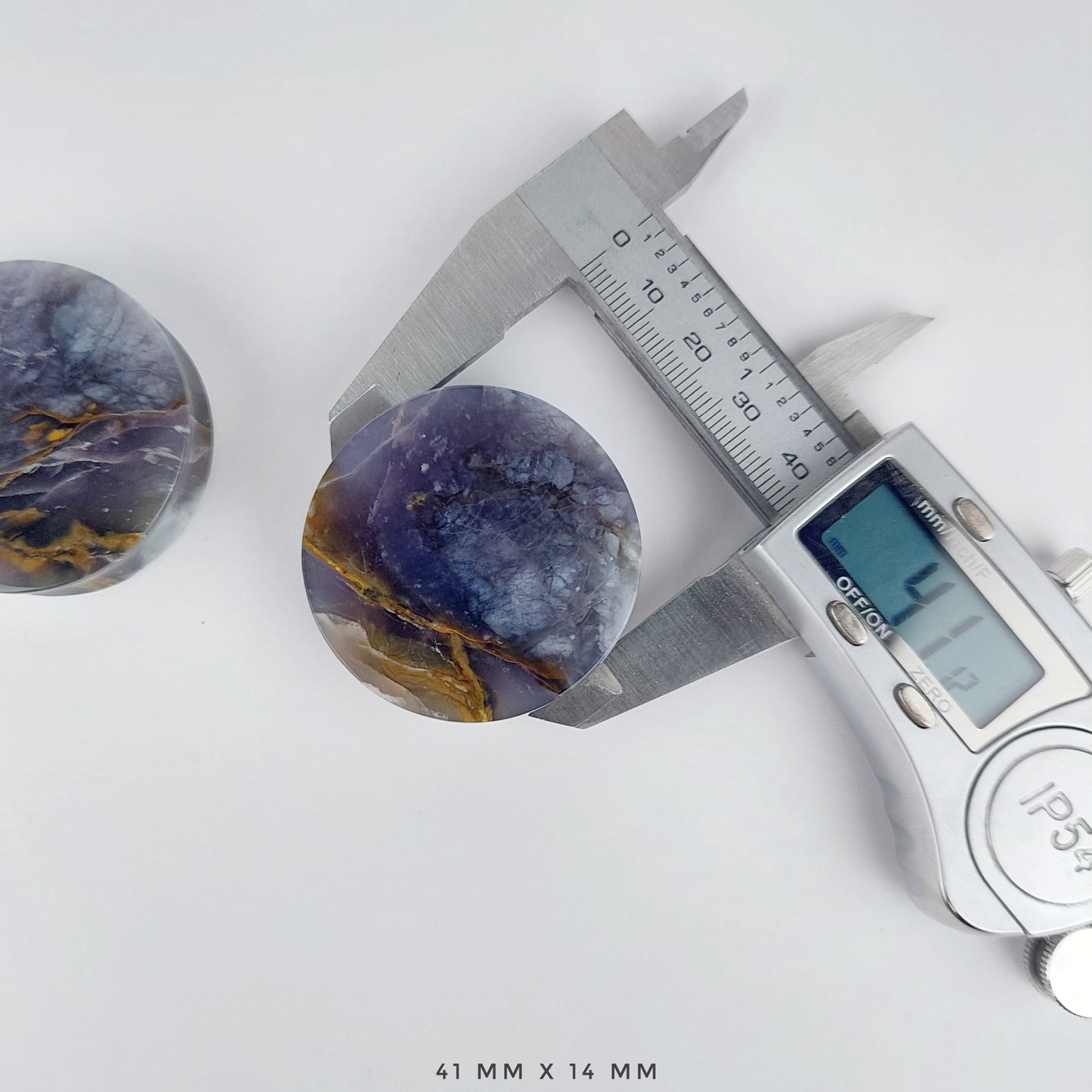 1 5/8” / 41mm Purple Chalcedony