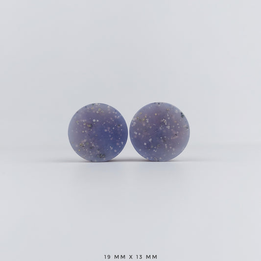 3/4” / 19mm Purple Polka Dot Chalcedony
