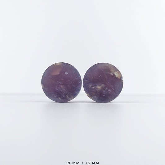 3/4” / 19mm Purple Chalcedony