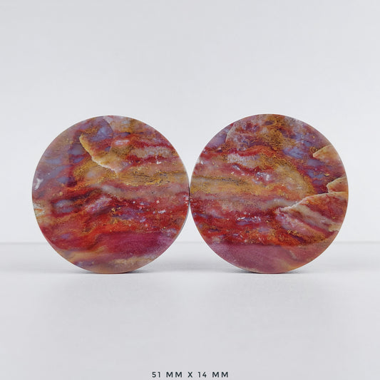 2” / 51mm Red Moss Agate