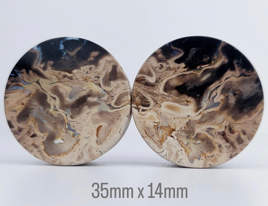 1 3/8” / 35mm Petrified Palm Wood