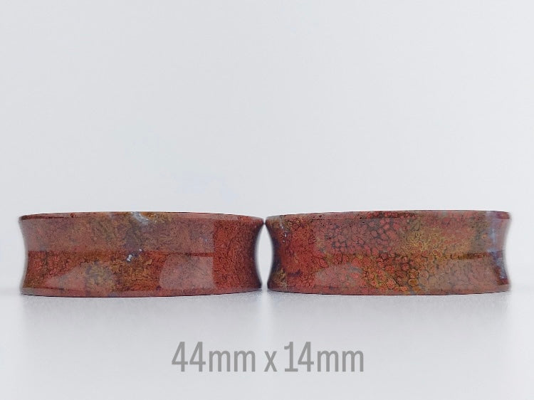 1 3/4” / 44mm Red Moss Agate