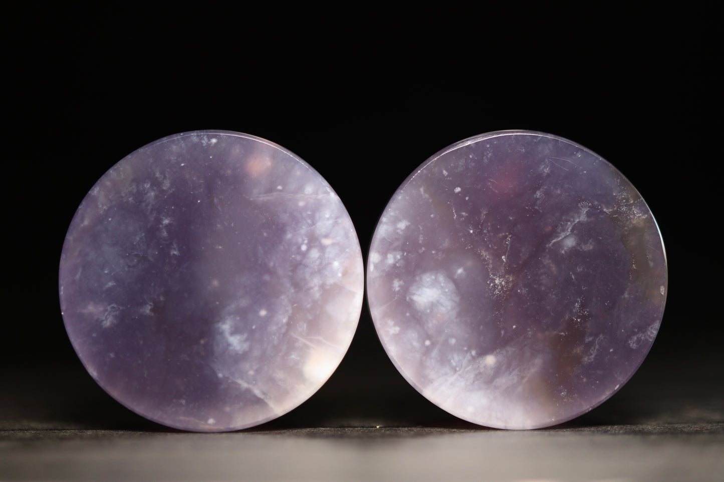 Large 1” / 26mm Purple Chalcedony