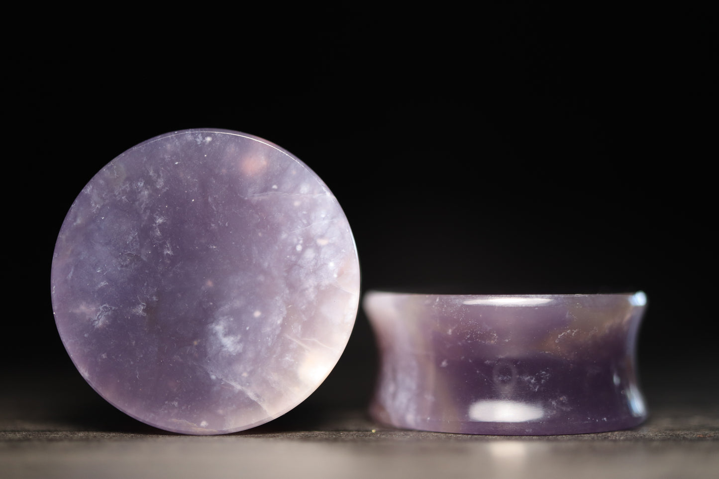 Large 1” / 26mm Purple Chalcedony